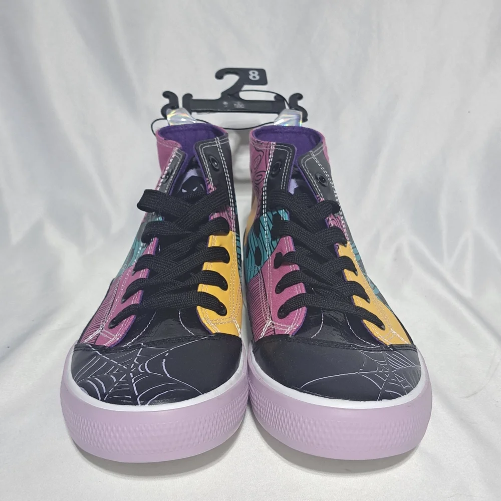 Ground Up Womens Sz 8 Disney Nightmare Before Christmas High Top Lace Up Sneaker